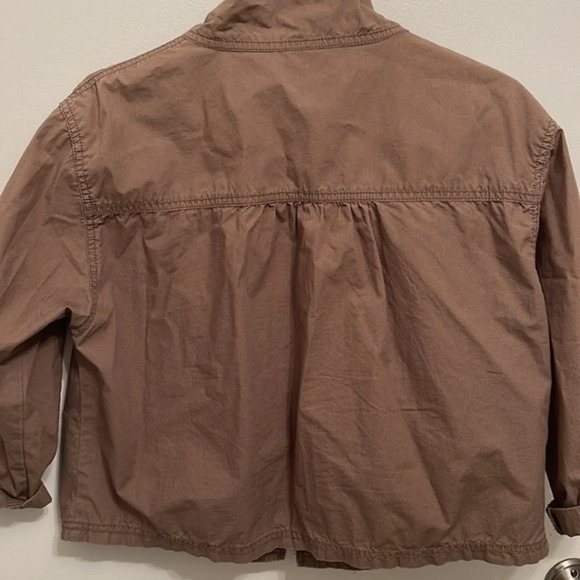 Michael Kors Cropped Olive Green Jacket - Picture 6 of 12